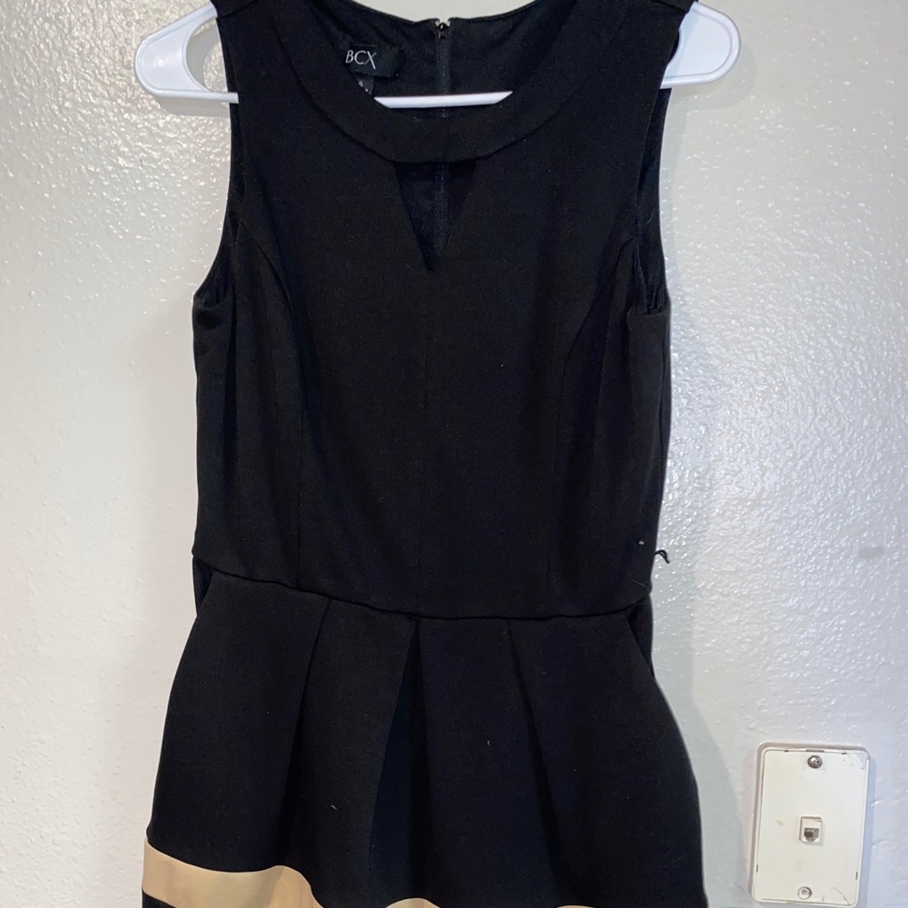 BCX Black & Gold Dress